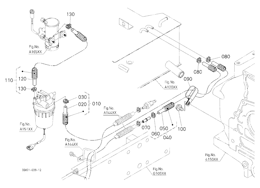 Fuel Pipe (Fuel Pump/Separator)