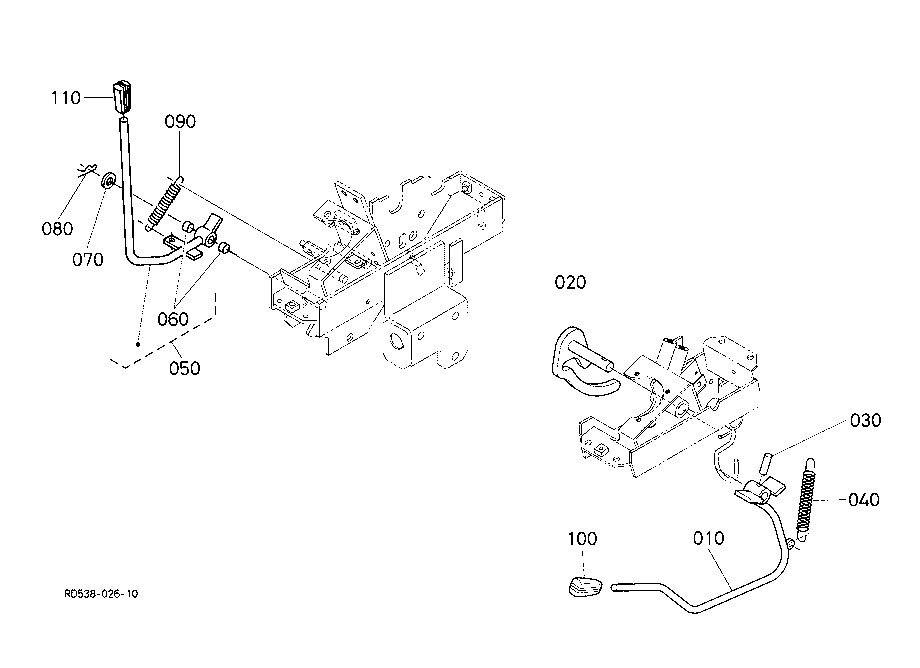 Control Lever (Safety Lock Lever)