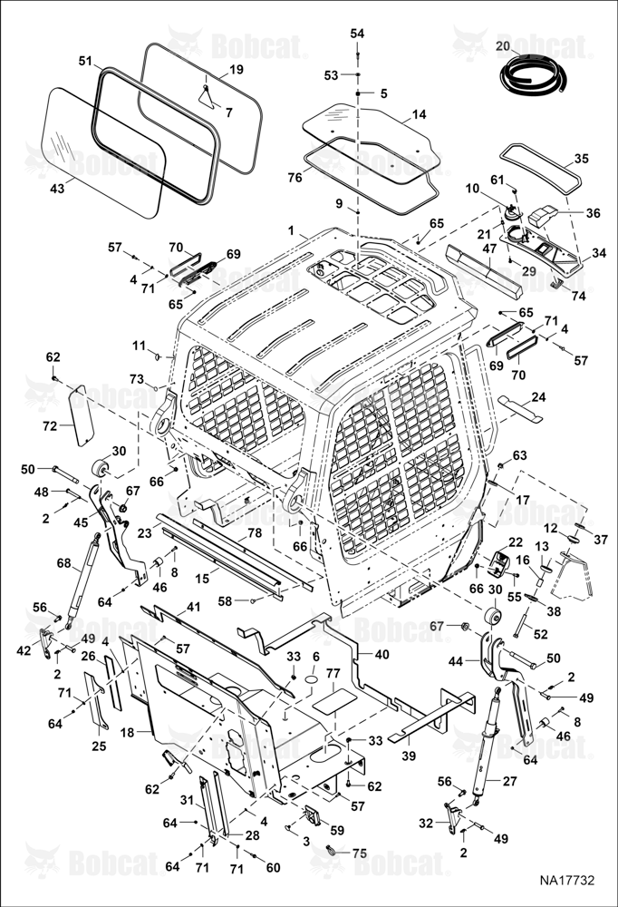 CAB & Attaching Parts