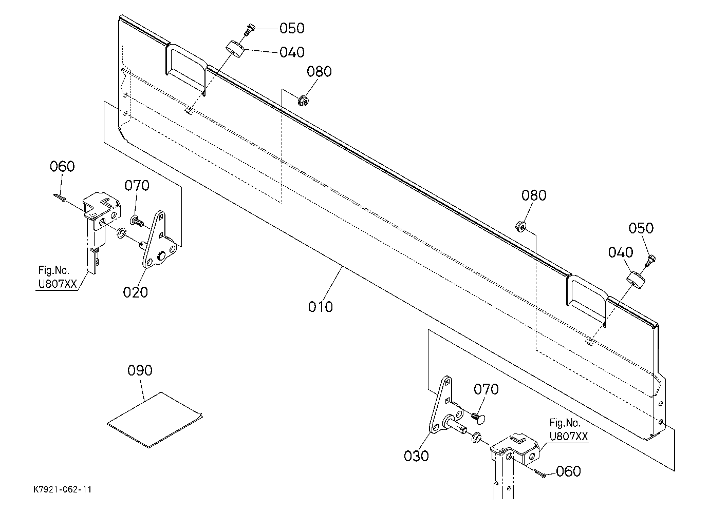 Extended Gate Kit (Rear Gate) [Option]