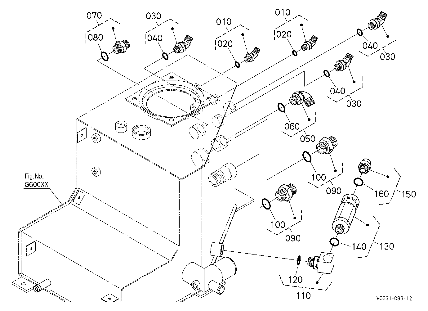 Oil Tank (Joint) [Hydraulic Hitch]