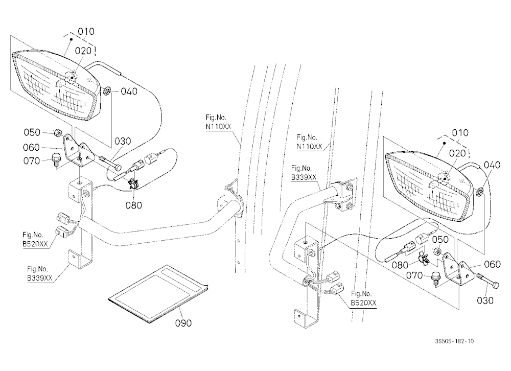 Working Light Kit (W/G No.M9229) [Option]