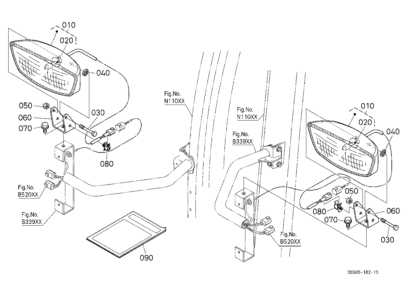 Working Light Kit (W/G No.M9229) [Option]