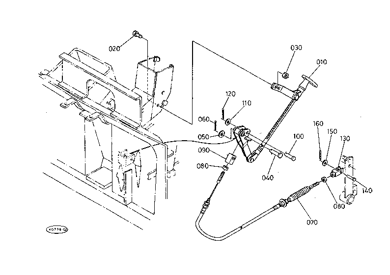 Parking Brake Lever 2 With Cab
