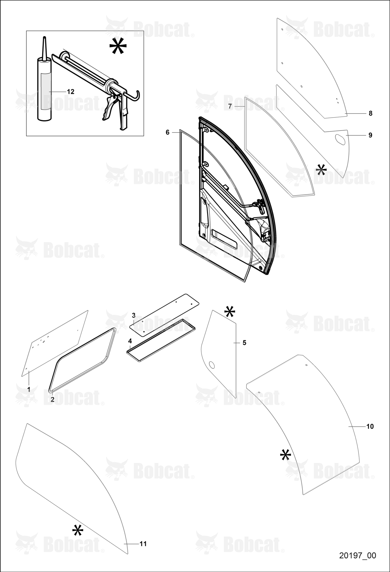 Glass and Gaskets