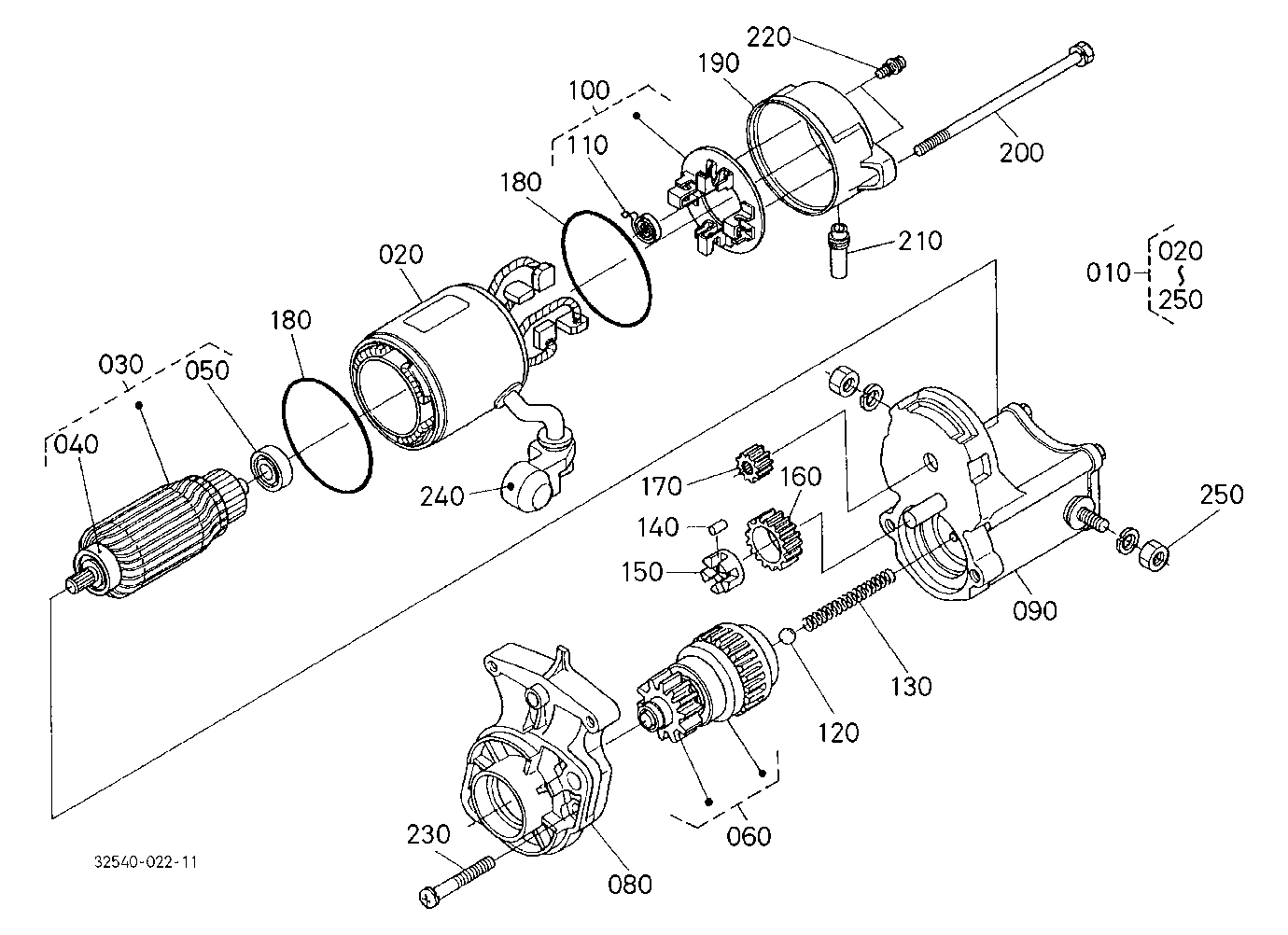 Starter [Old Type] [Component Parts]