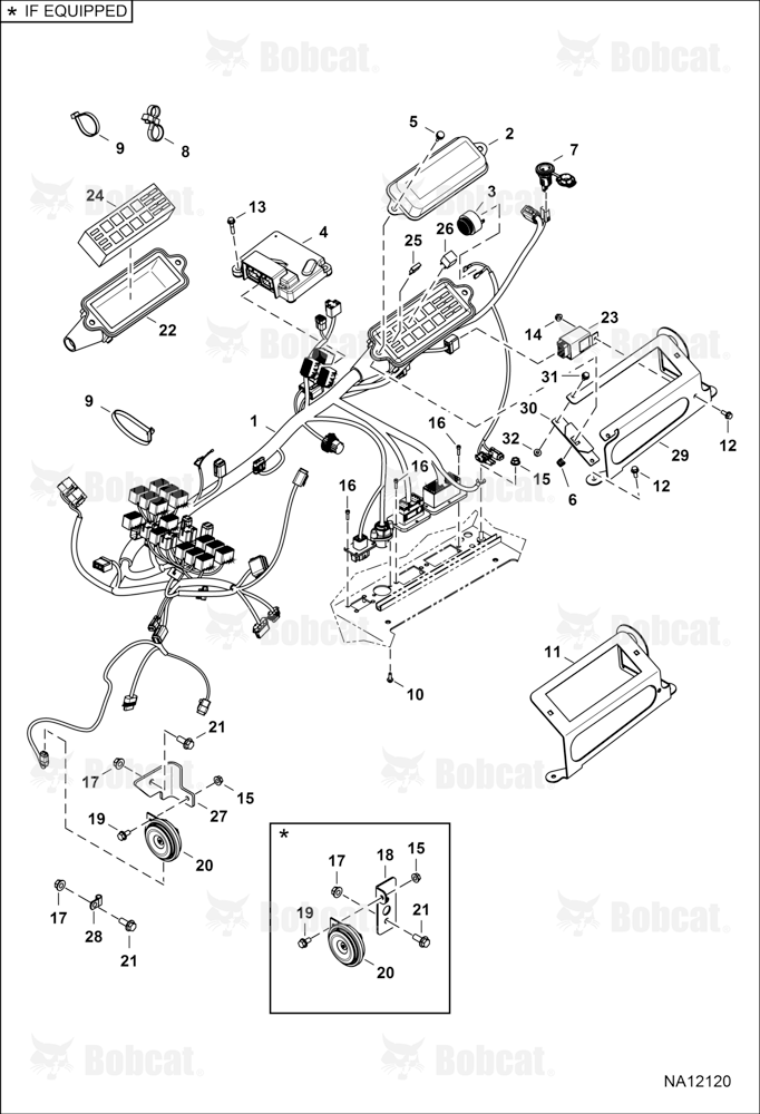 CAB Electrical Circuitry (Lower Harness)