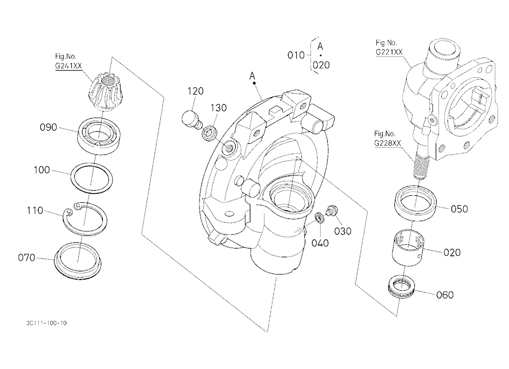 Front Axle Case Rh