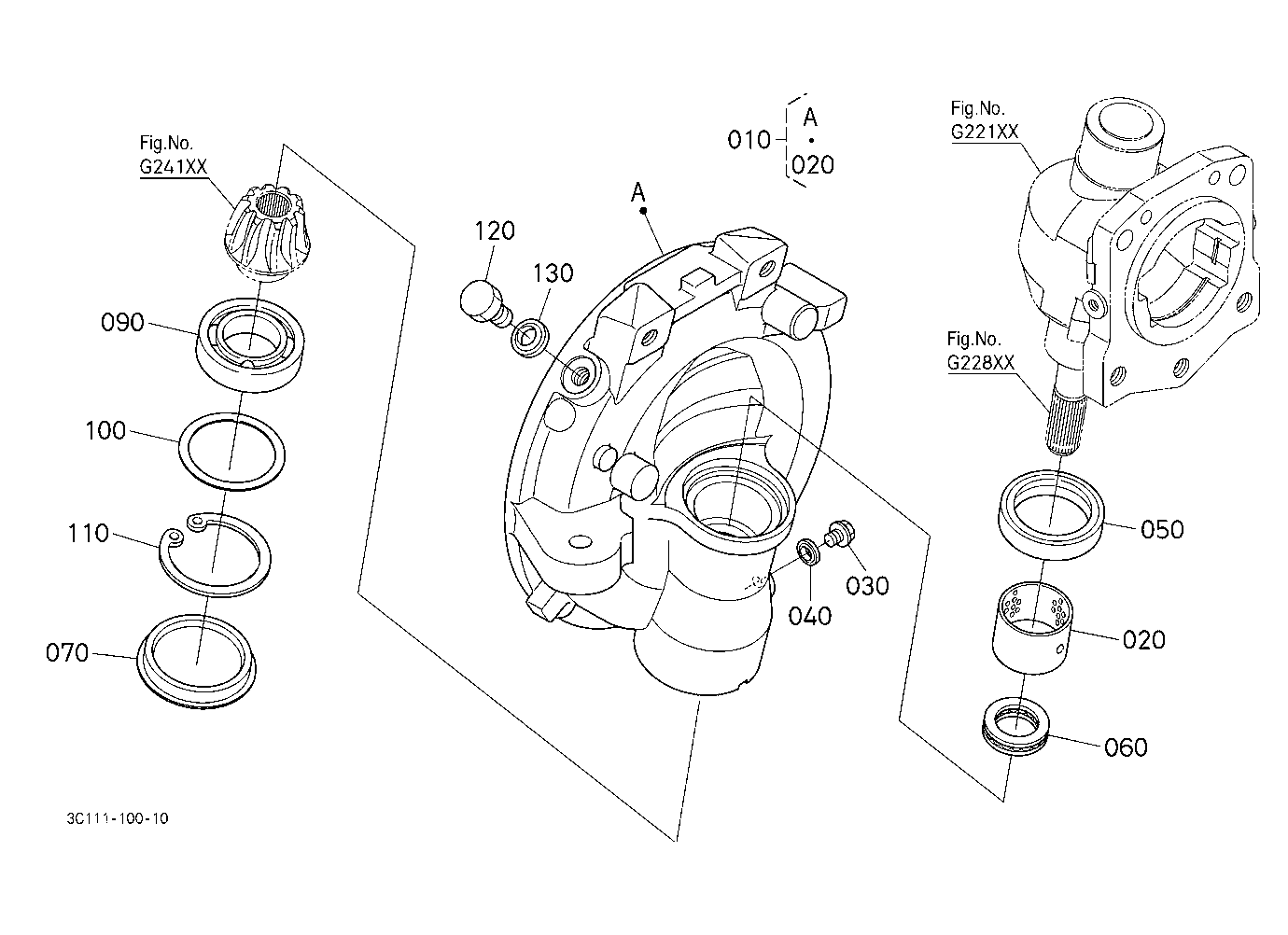 Front Axle Case Rh