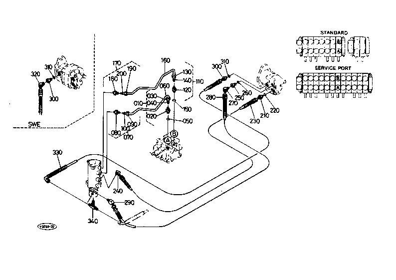 Oil Piping (Travel Rh) [Kh-41(H)]