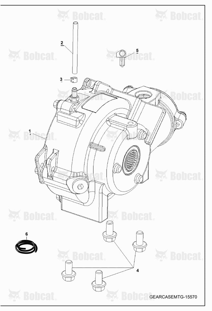 Drive TRAIN, Front Gearcase Mounting