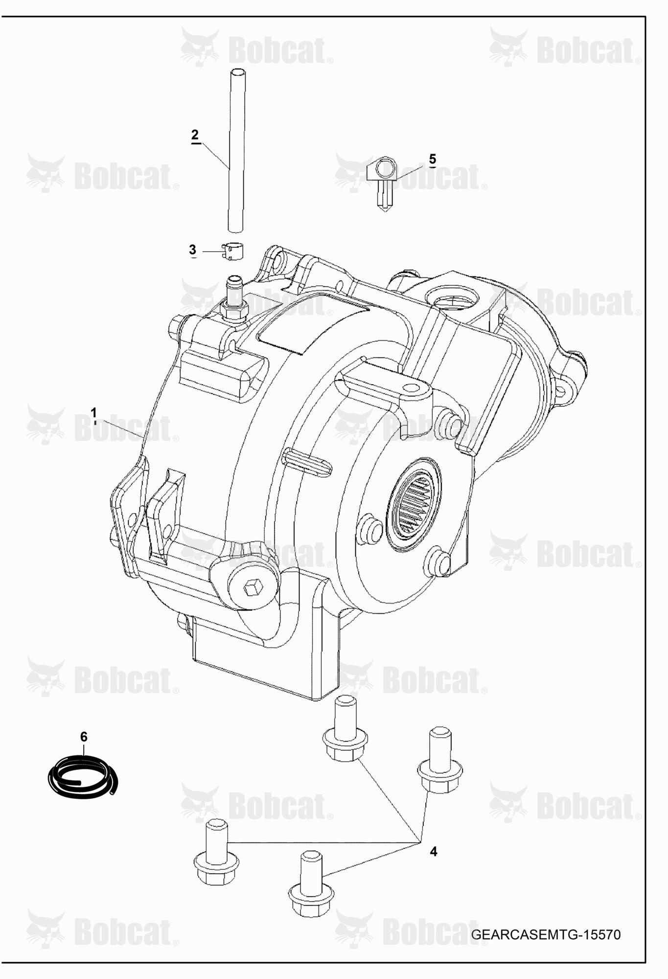 Drive TRAIN, Front Gearcase Mounting