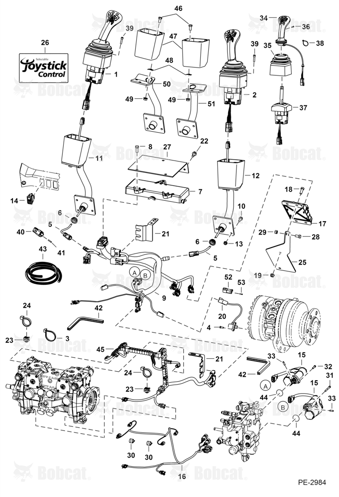 Controls Electrical (Selectable Joystick Controls) 529311593 & Above, 531311264 & Above