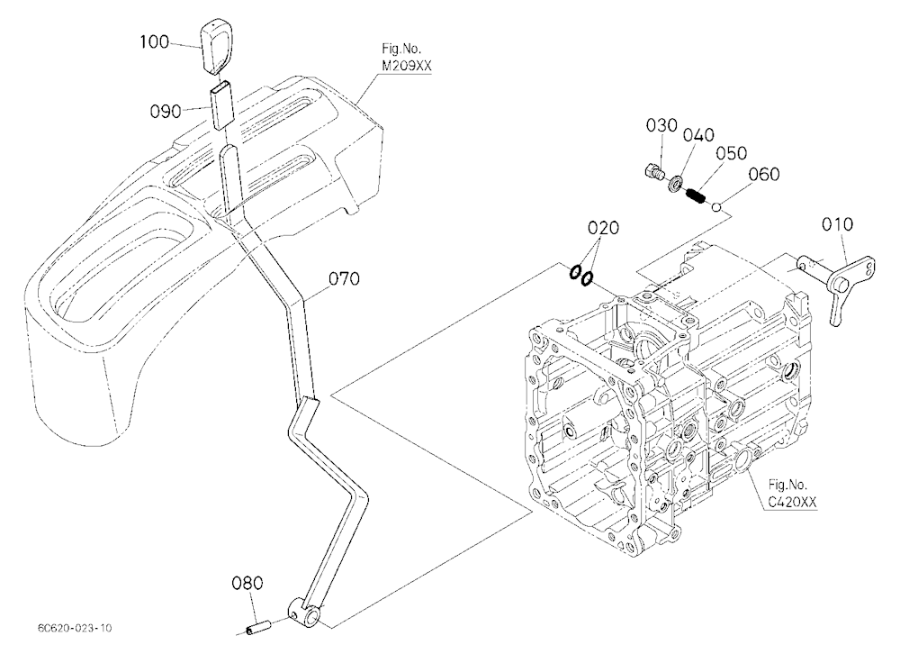 Front Wheel Drive Lever