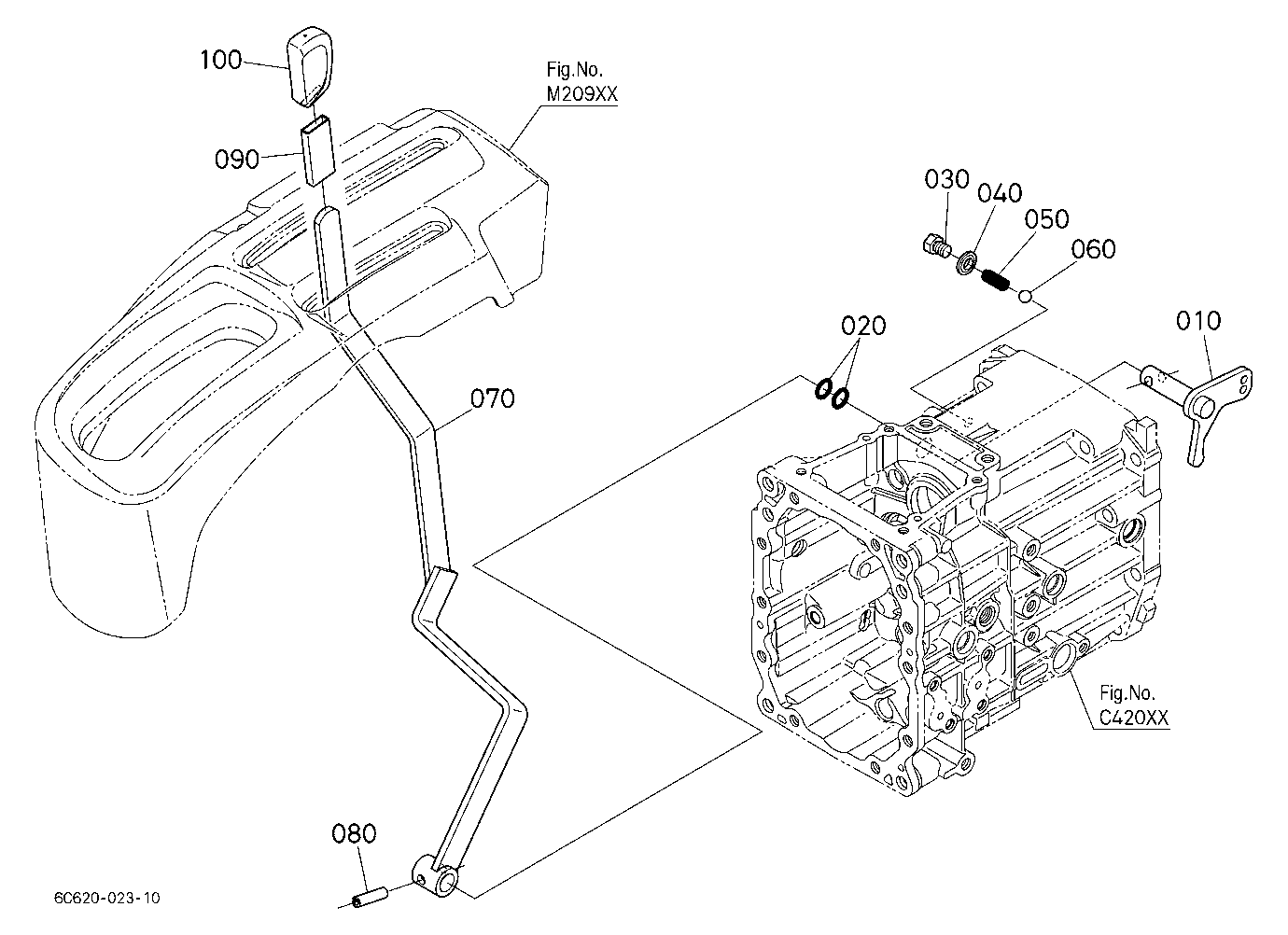 Front Wheel Drive Lever