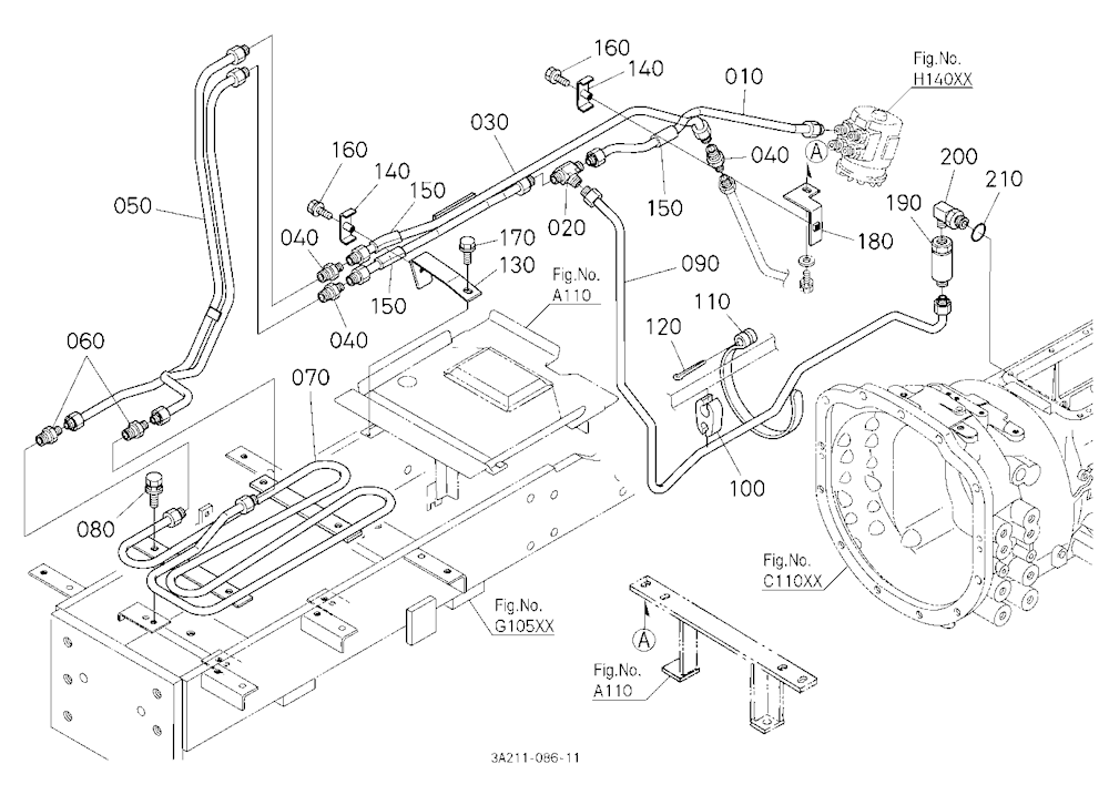 Hydraulic Oil Line (Oil Cooler)
