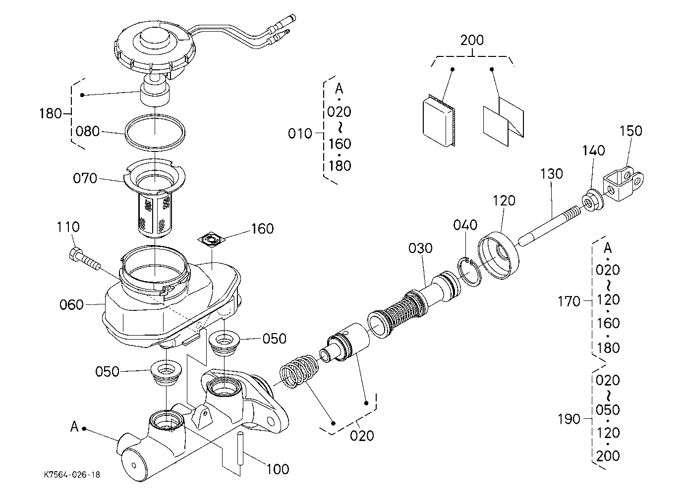 Brake Master Cylinder [Component Parts]