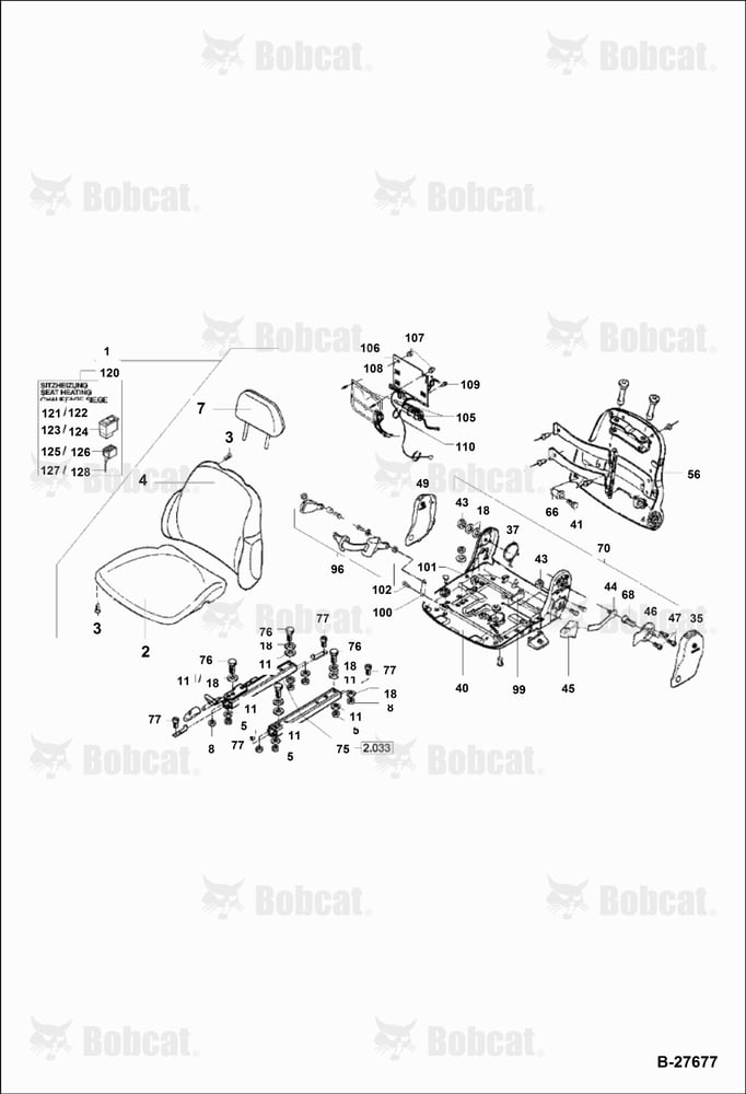 Operator Seat With Vertebra Support - Msg 95