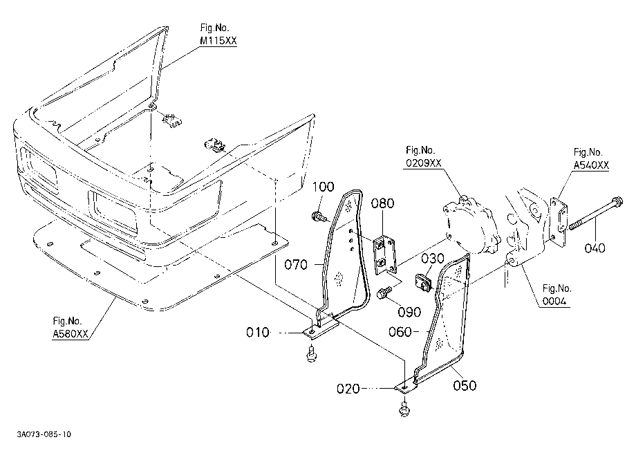 Hood(Bonnet) Side Cover [Rops Type]