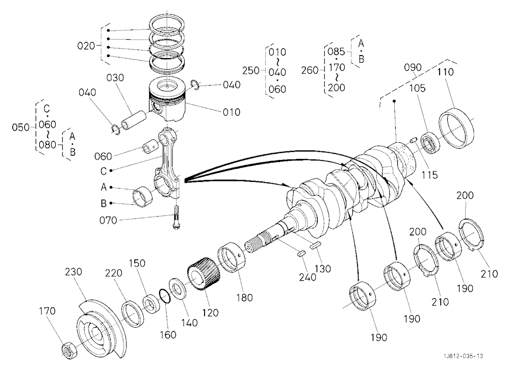 Piston And Crankshaft
