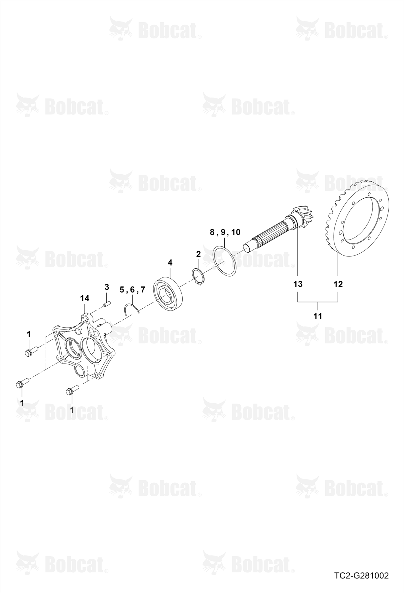 Transmission (Bevel & Pinion Gear Set)