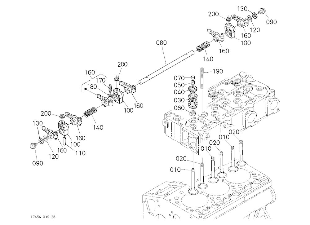 Valve And Rocker Arm
