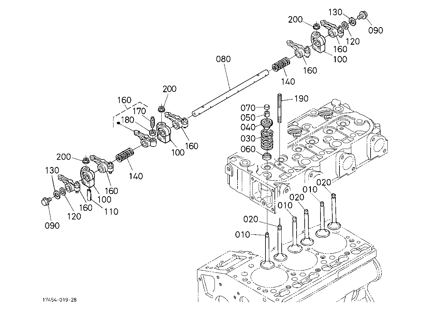 Valve And Rocker Arm