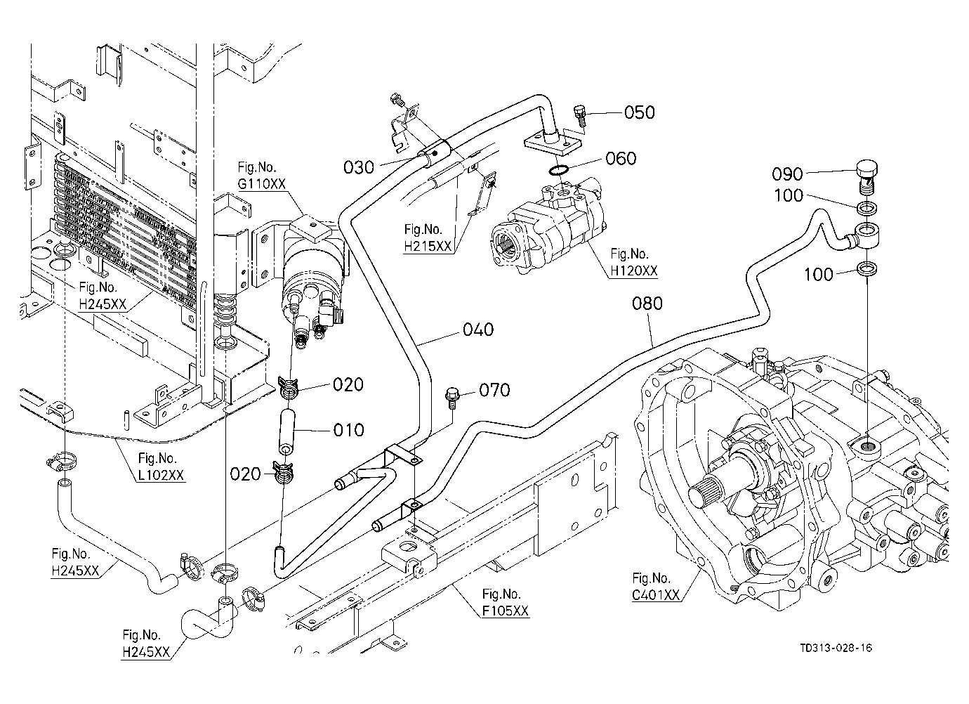 Oil Cooler Return Pipe
