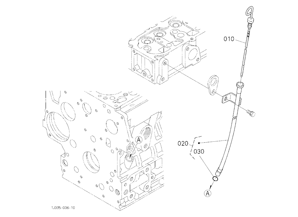 Dipstick And Guide
