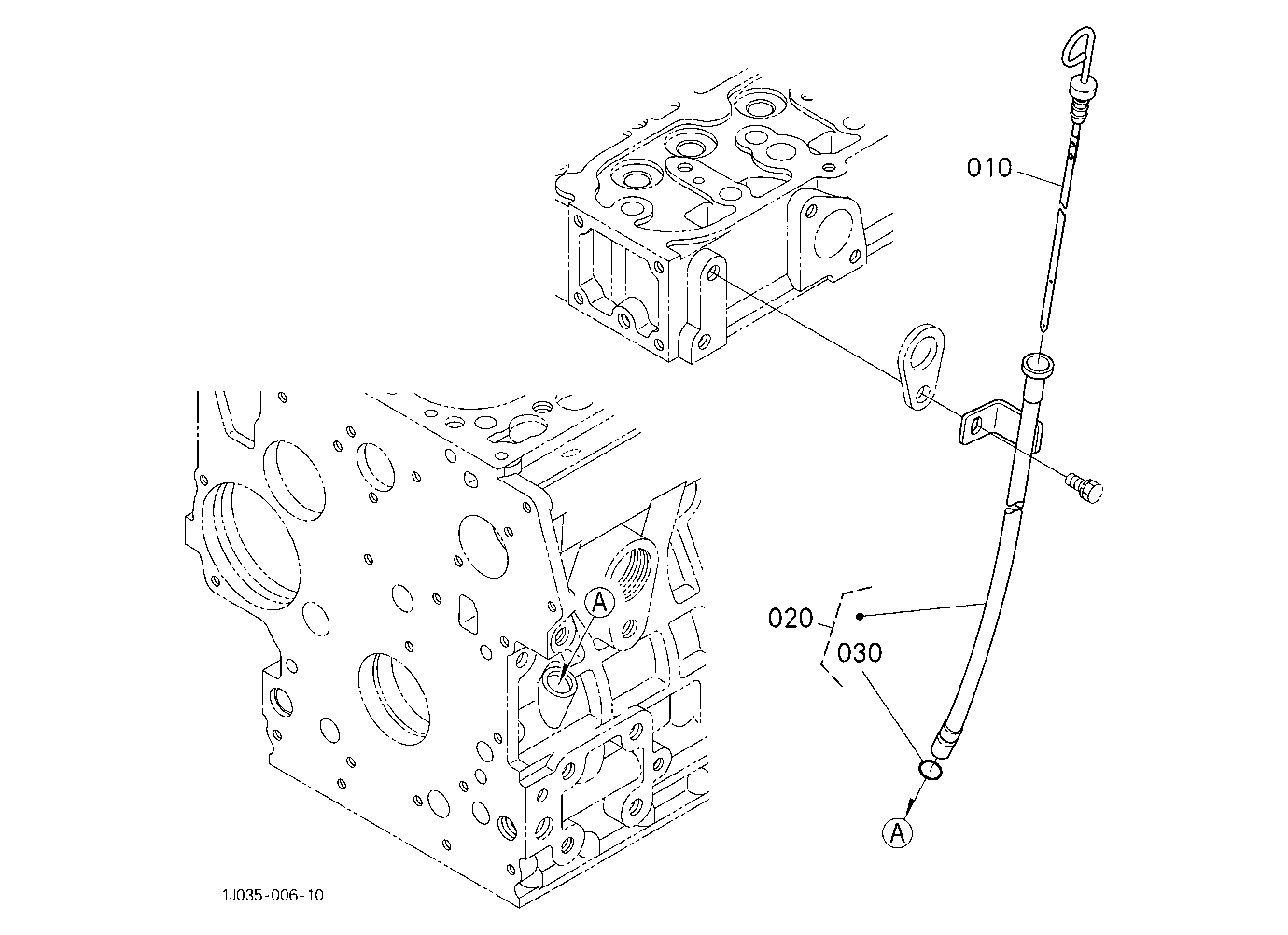 Dipstick And Guide
