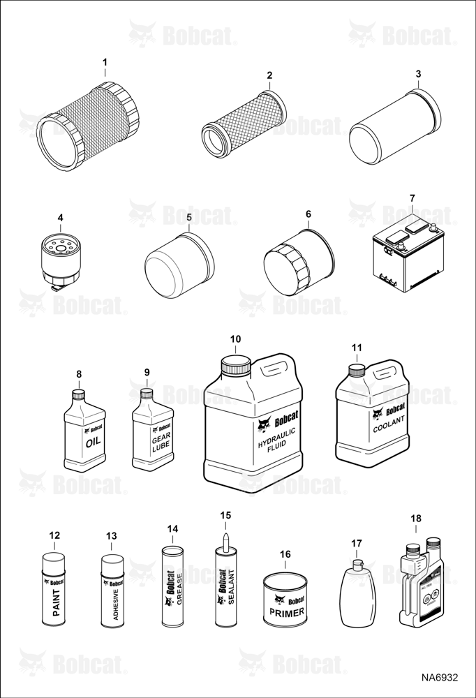 Maintenance Items (Service Parts)