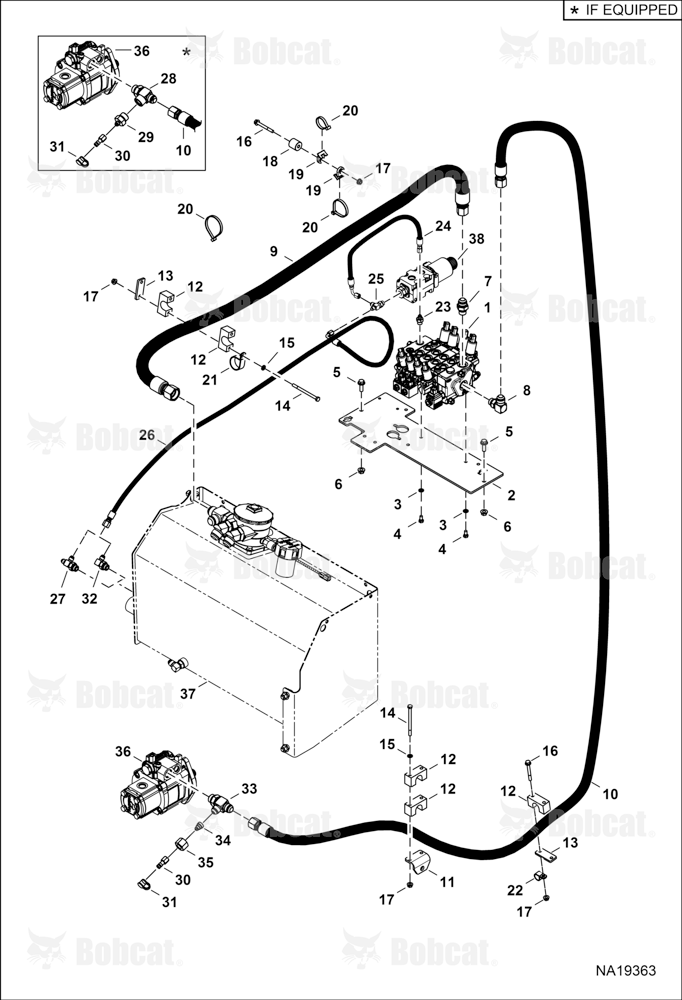 Hydraulic Circuitry (Control Valve) (Main)