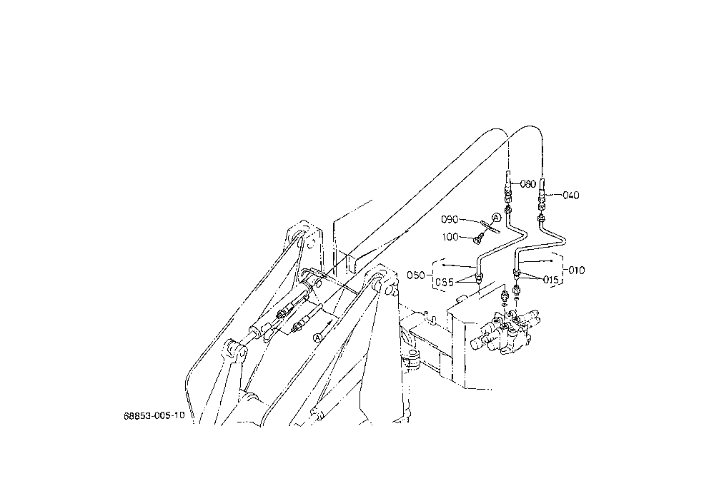 Oil Piping Tilt Cylinder