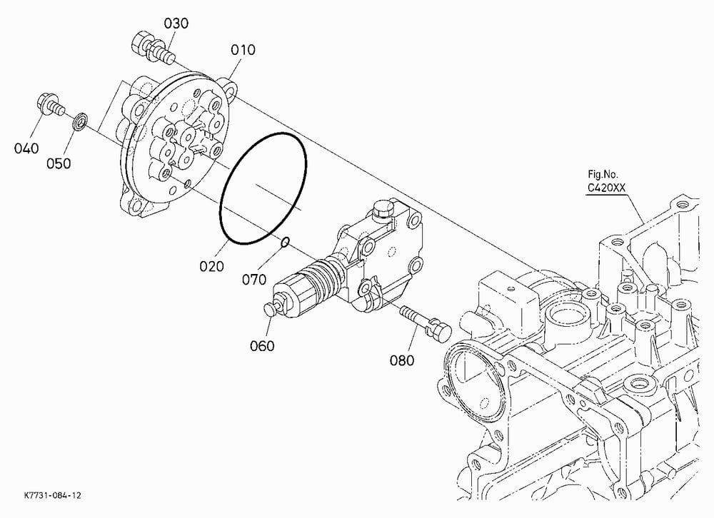 HYD. BED LIFT KIT (CONTROL VALVE) (W/G No.V5242) [