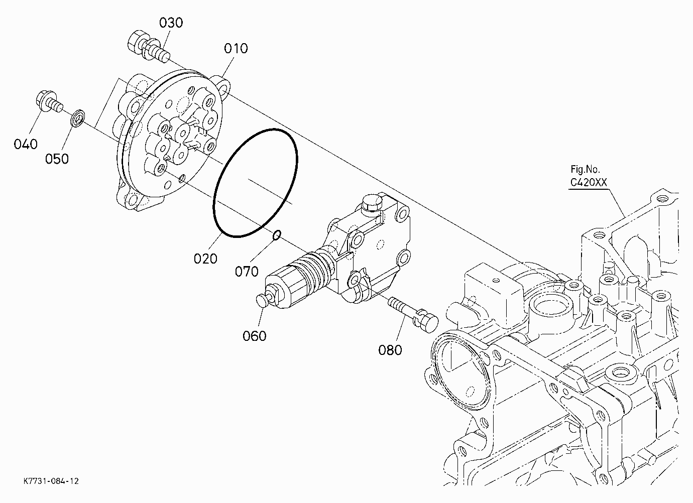 HYD. BED LIFT KIT (CONTROL VALVE) (W/G No.V5242) [
