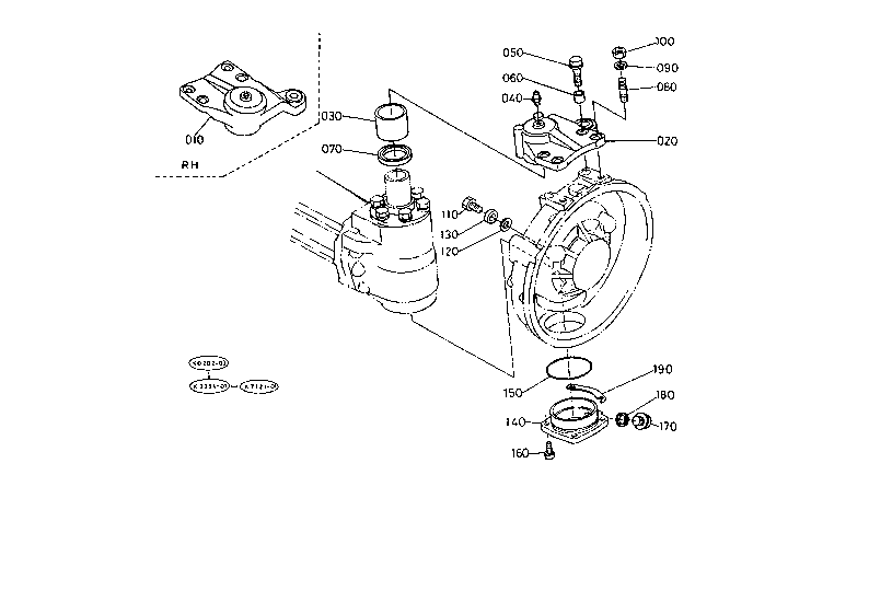 Front Wheel Case Support [Old Type] [Except Mudder