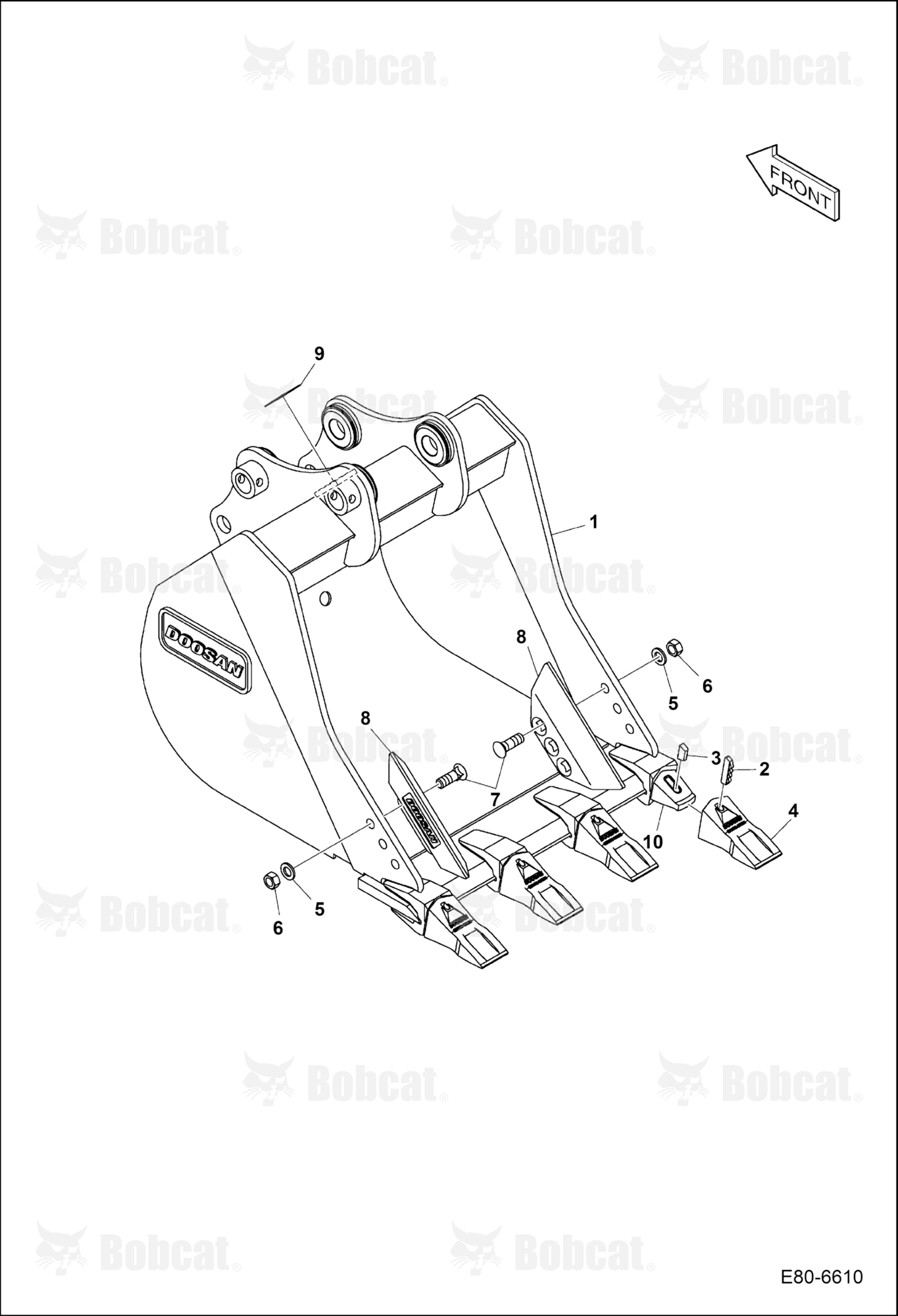 Bucket (0,28 m cubic) (G Class)