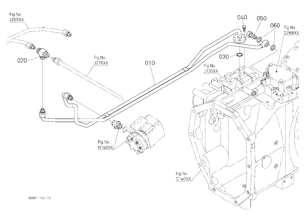 Hydraulic Oil Line (Steering/Pto)