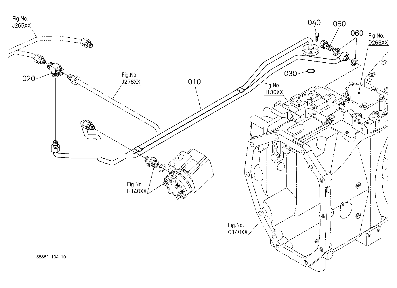 Hydraulic Oil Line (Steering/Pto)