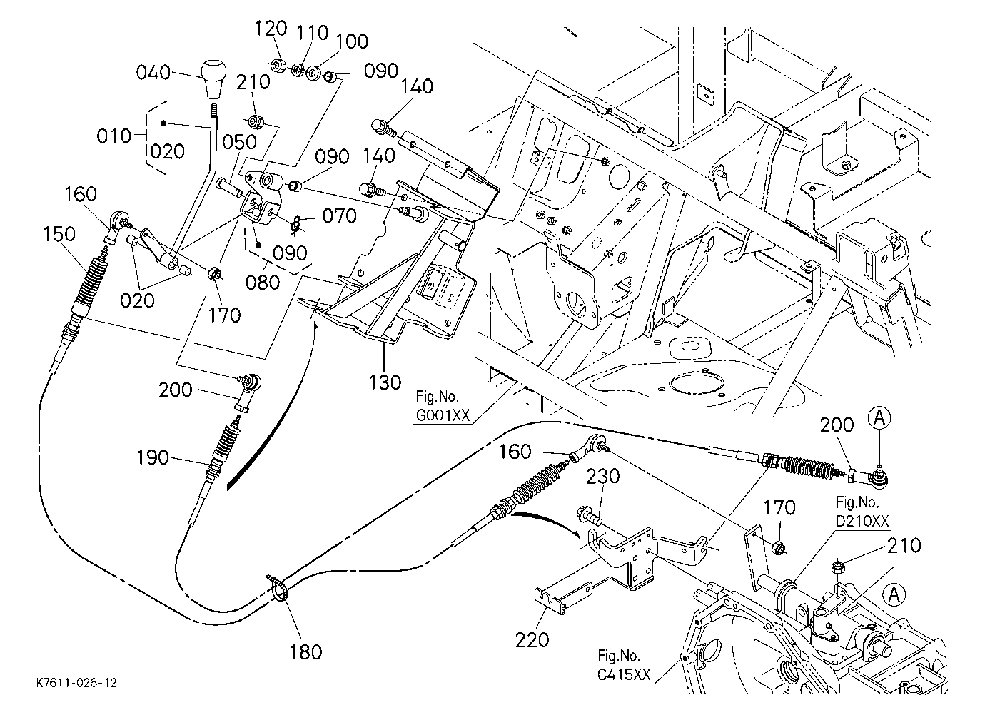 Main Gear Shift Lever