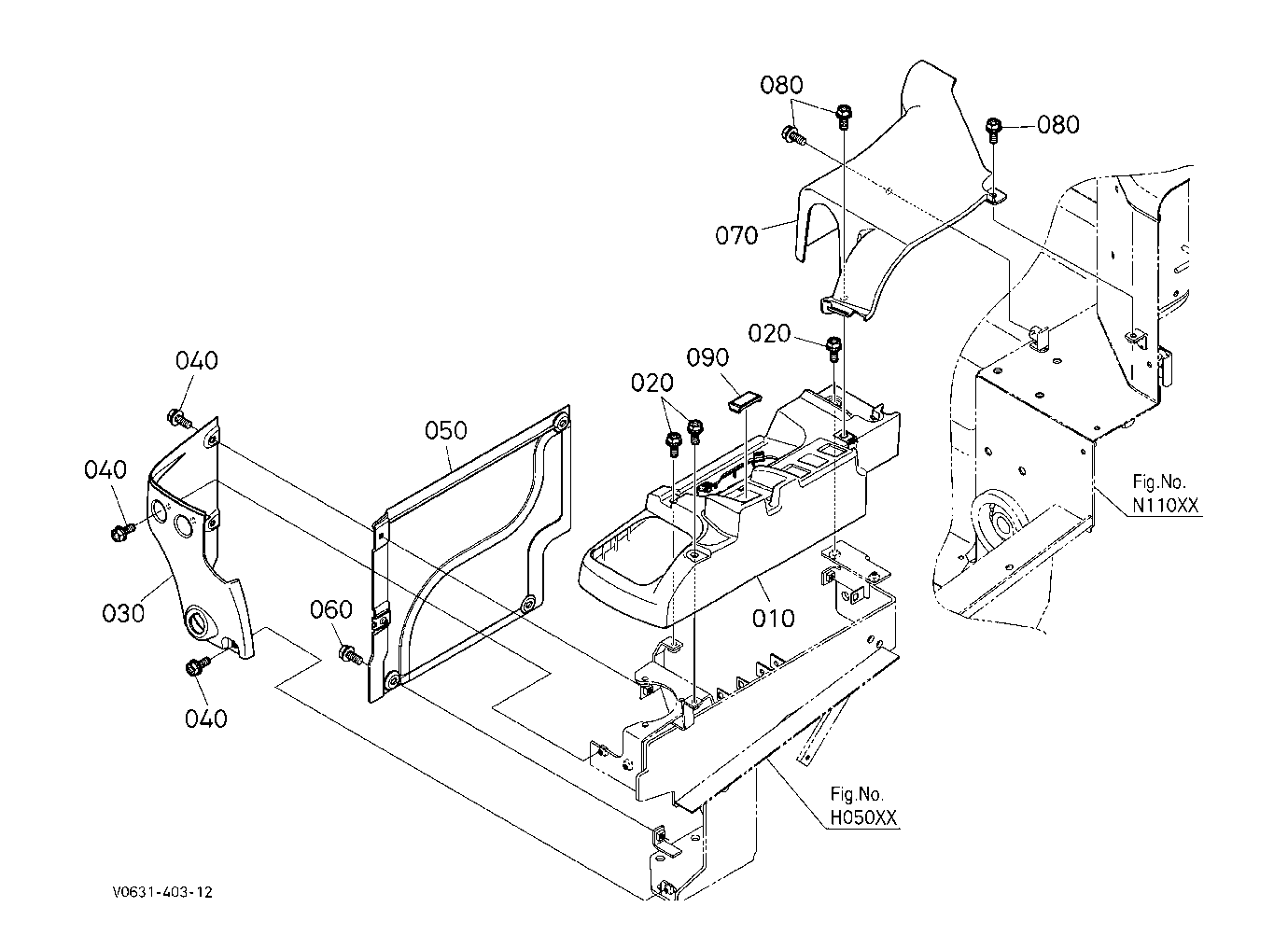 Cover (Lh) [Mechanical Hitch]