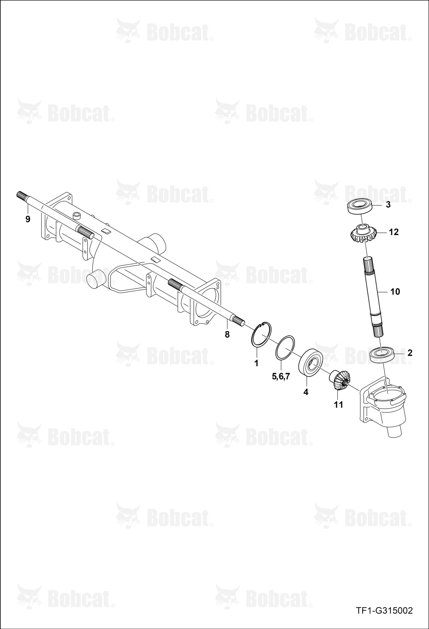 Bevel Gear Shaft Group