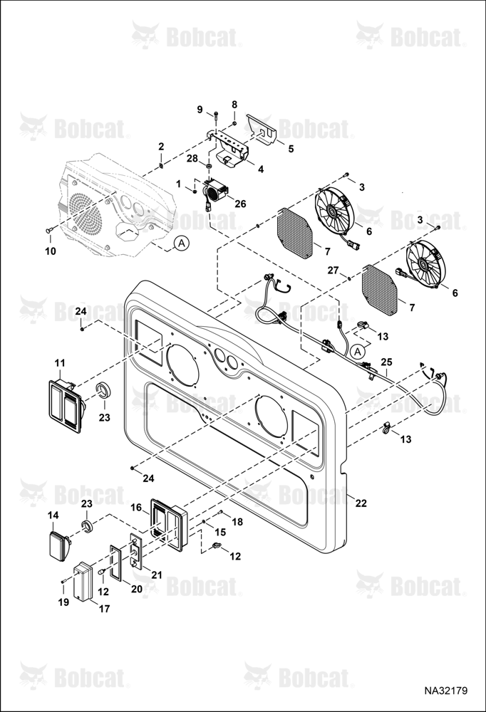 Engine Electrical Circuitry (Rear Lights & Back-up Alarm)