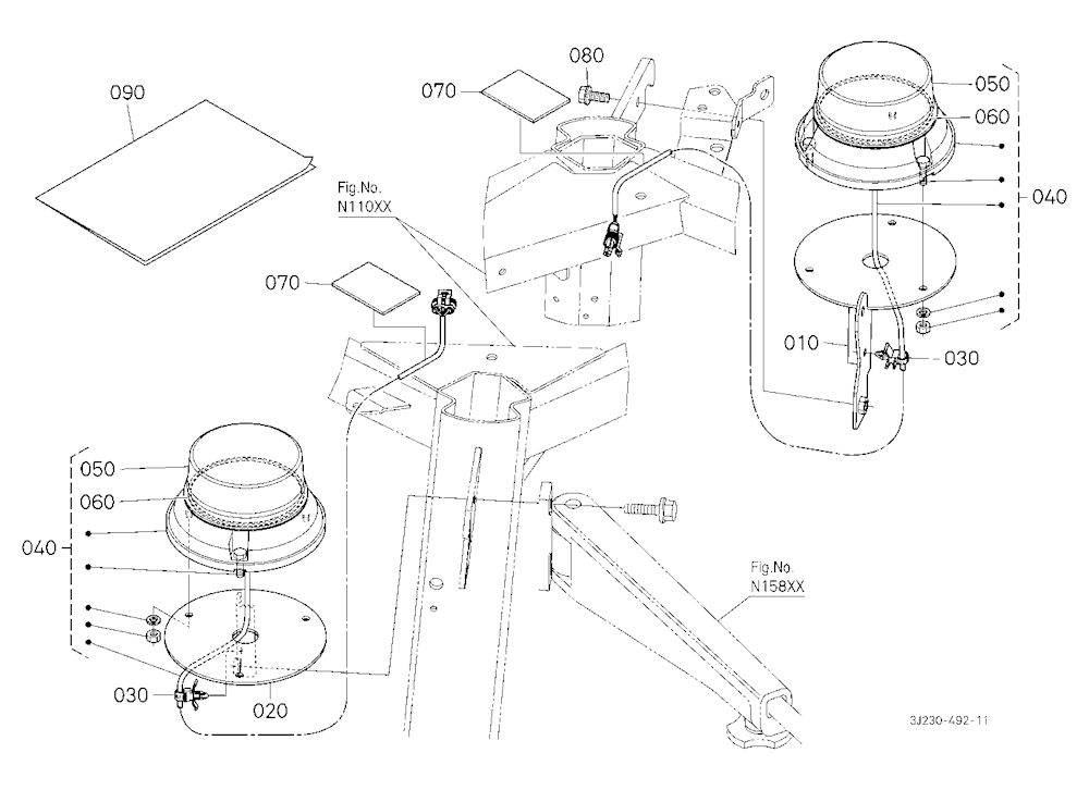 Beacon Lamp Kit [Ca] (W/G No.3837) [Option]