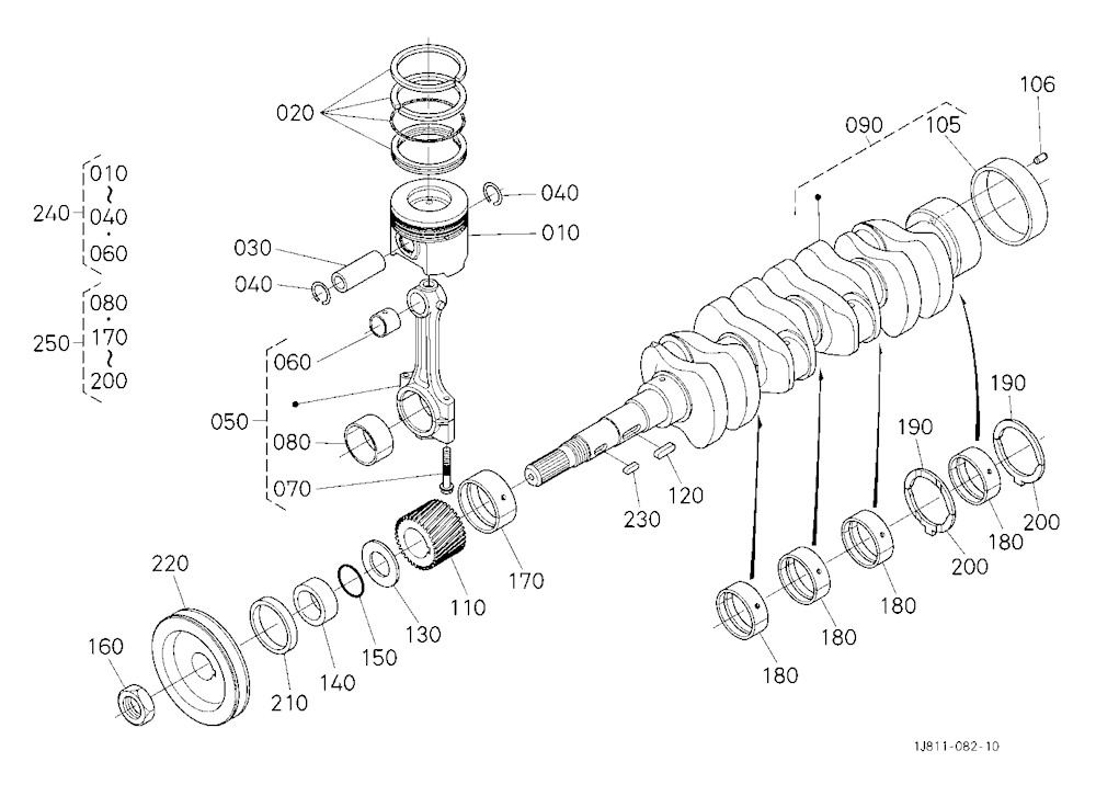 Piston And Crankshaft