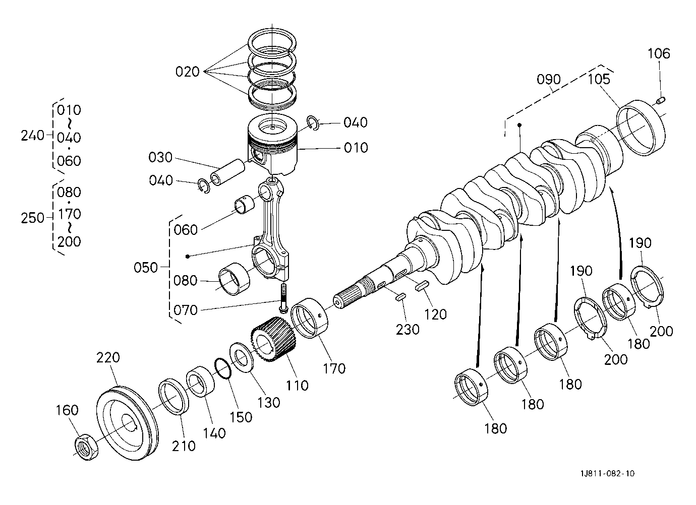 Piston And Crankshaft