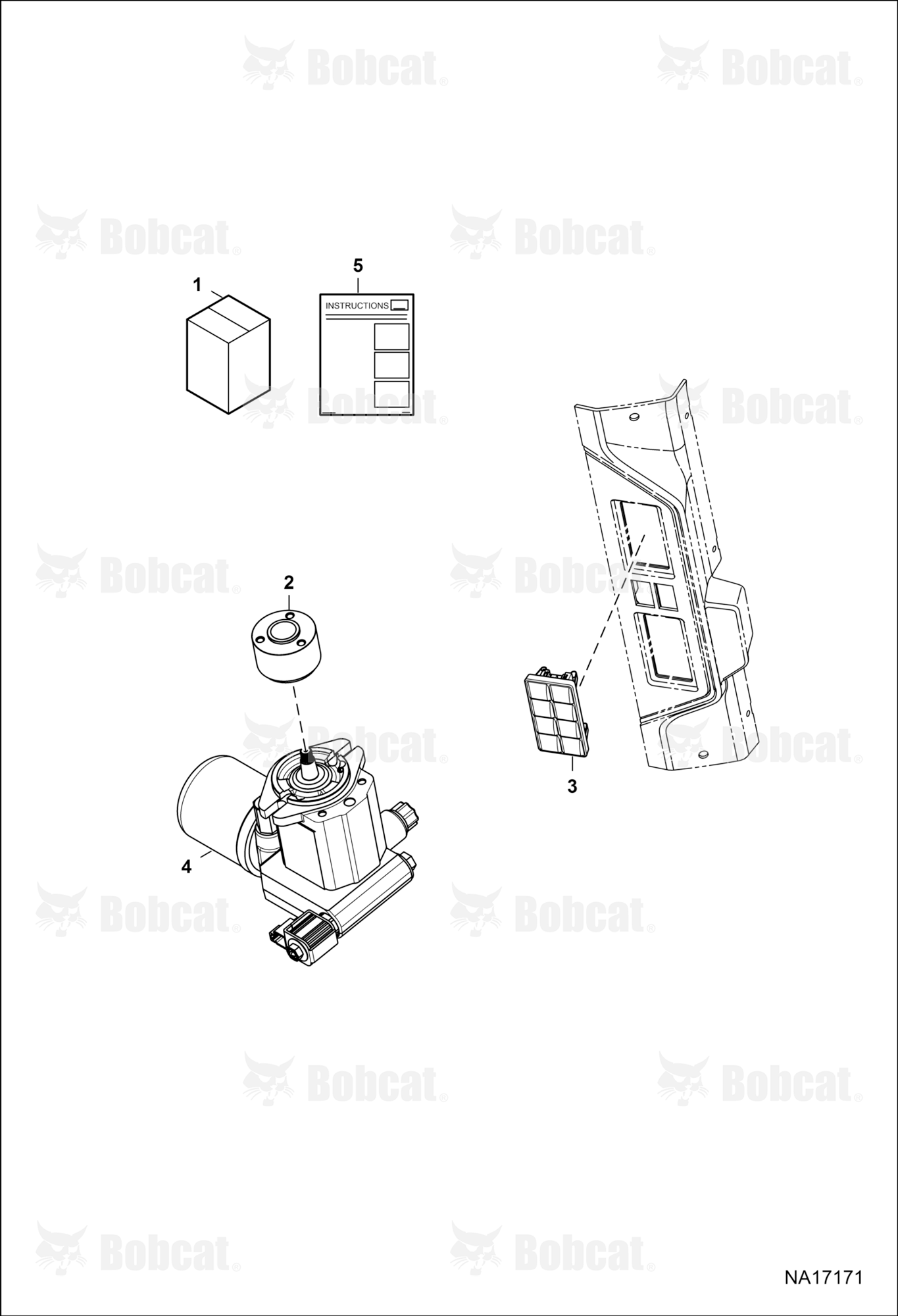 Reversing Fan Kit  B4SA11001 - B4SA29500