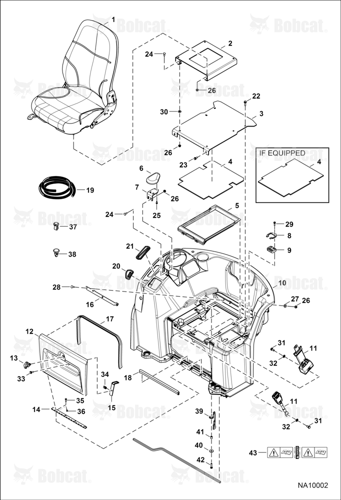 Operator Area (RH Console) (Seat) (Seat Belt)