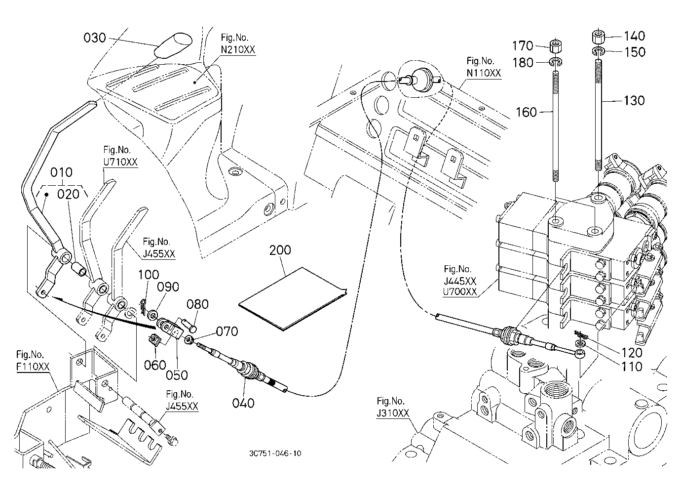 Auxiliary Control Valve Lever Kit (3Rd) [Option]
