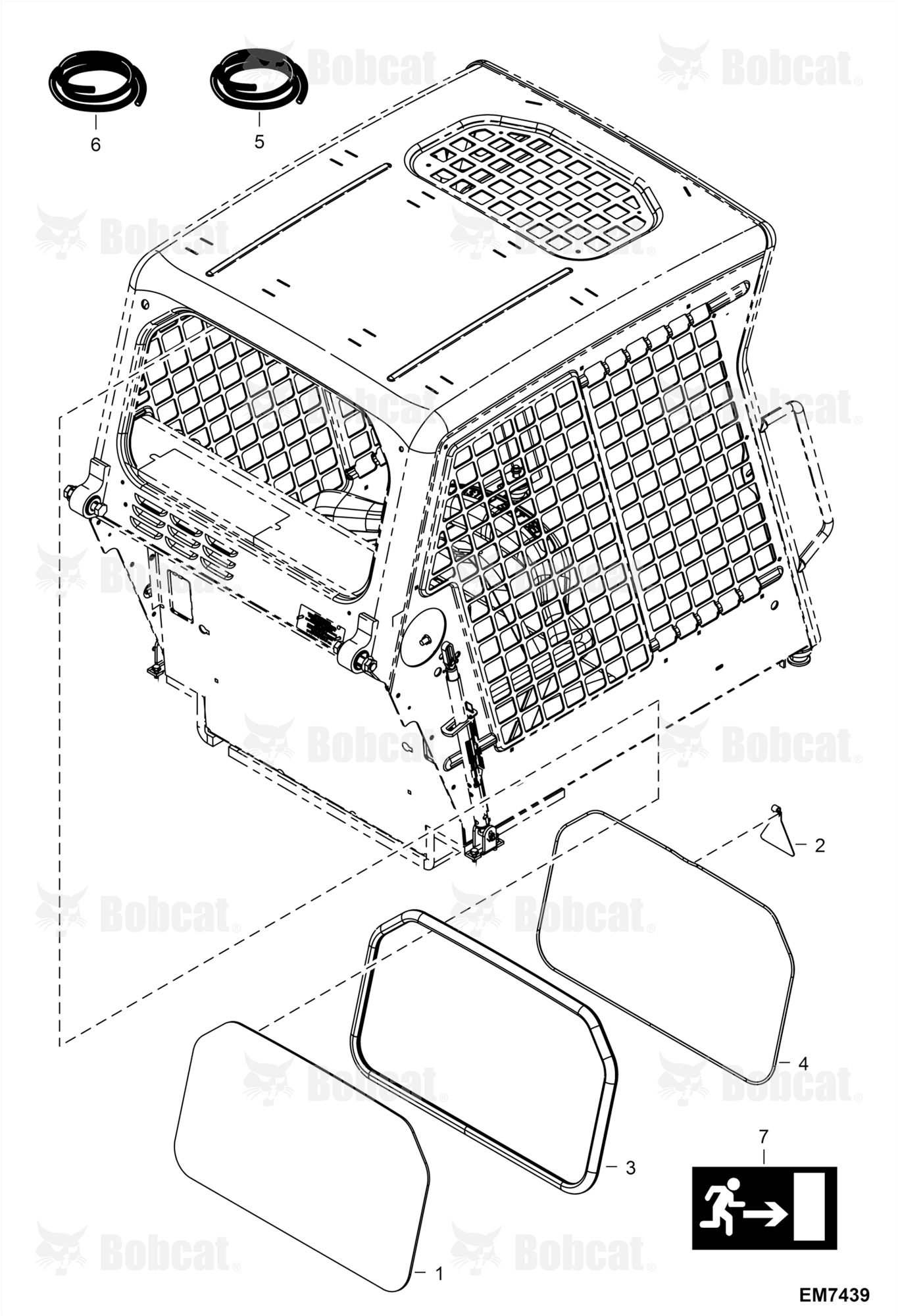 Operator CAB (Rear Window)